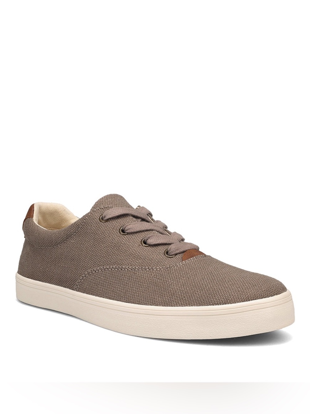 Taos Ballentine Sneakers Taupe Brown Canvas Material Comfort Casual